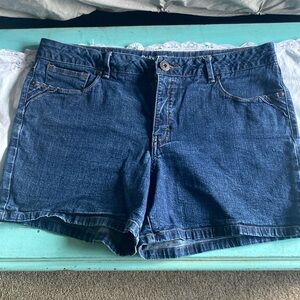Denim shorts